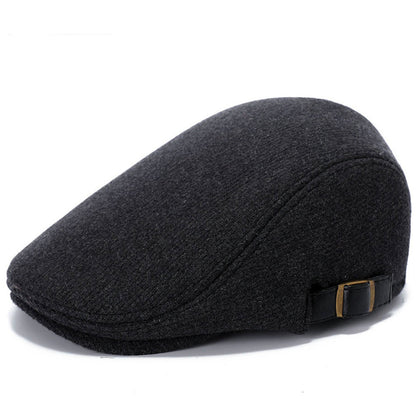 Outdoor Autumn and Winter Woolen Hat - Unisex Beret for Men and Women