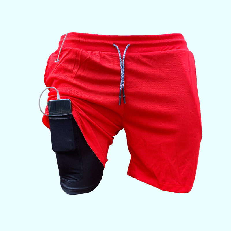 Men's Double-Layer Sports and Leisure Shorts: Comfort and Performance Combined