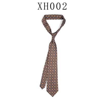 Men's Business High-End Silk Tie: Timeless Dot Pattern and Jacquard Processing