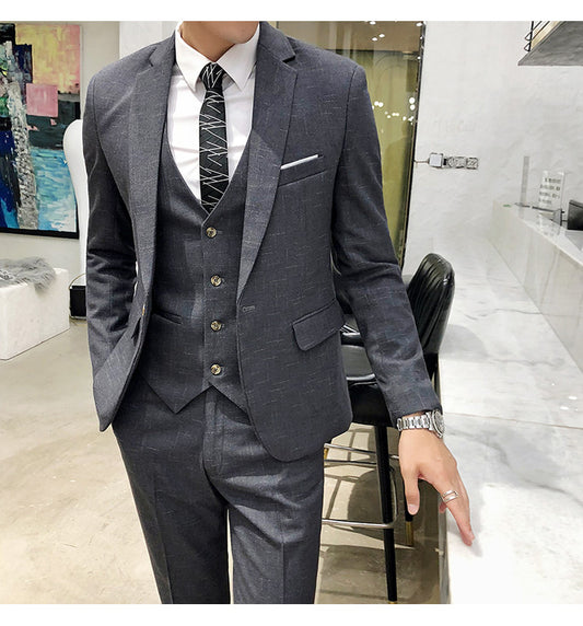 Wedding Style with a Sophisticated Three-Piece Suit for Men