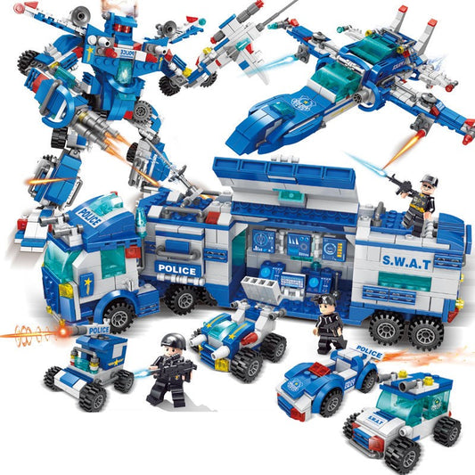 Interactive Building Block Set: Engaging Assembling Toys for Boys