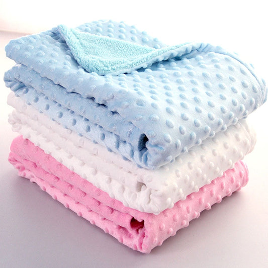 Polar Dot Baby Blanket: Versatile and Cozy Wrap for Newborns