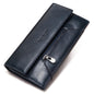 Long Cowhide Multiple Card Slots Coin Pocket RFID Anti-magnetic Women's Handbag