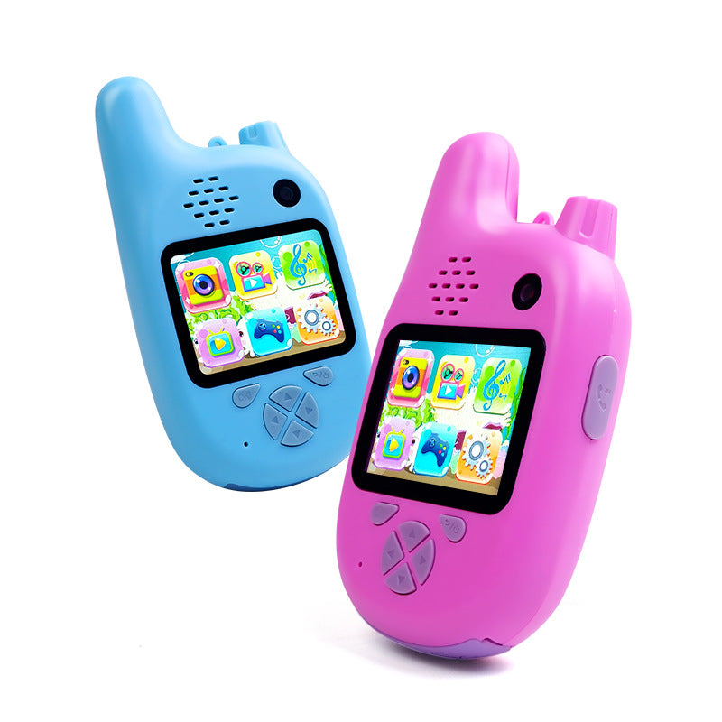 Walkie-Talkie Kids Camera Toys Mini HD Cartoon Cameras