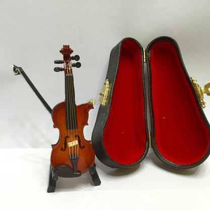 Violin Model Mini Violin Miniature Violin Crafts Ornaments Studio Photography Photo Props