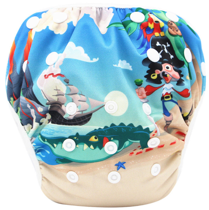 Adorable Cartoon Swimming Trunks for Babies