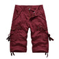 Men's European and American Multi-Pocket Cargo Shorts