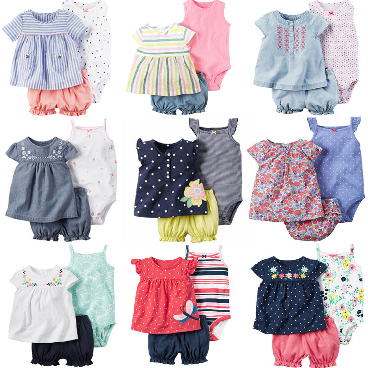 Summer Sleeveless Baby Rompers: Sweet and Stylish for Girls