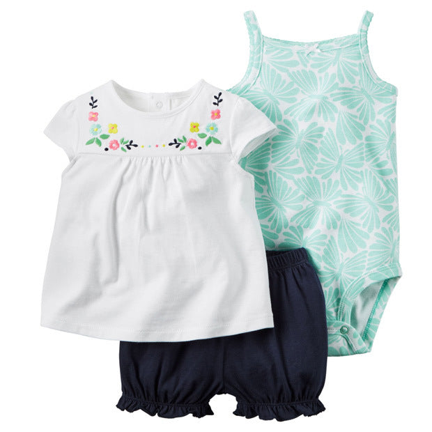 Summer Sleeveless Baby Rompers: Sweet and Stylish for Girls