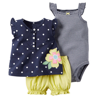 Summer Sleeveless Baby Rompers: Sweet and Stylish for Girls