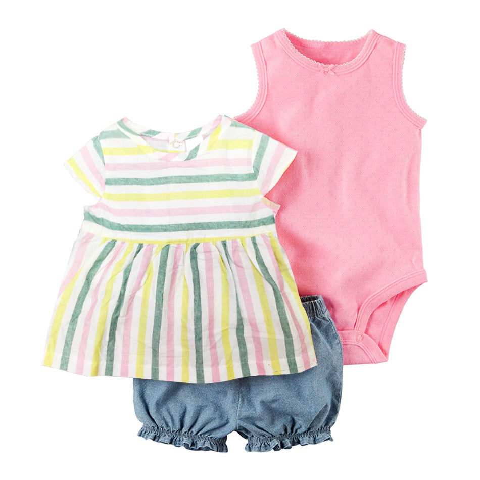 Summer Sleeveless Baby Rompers: Sweet and Stylish for Girls