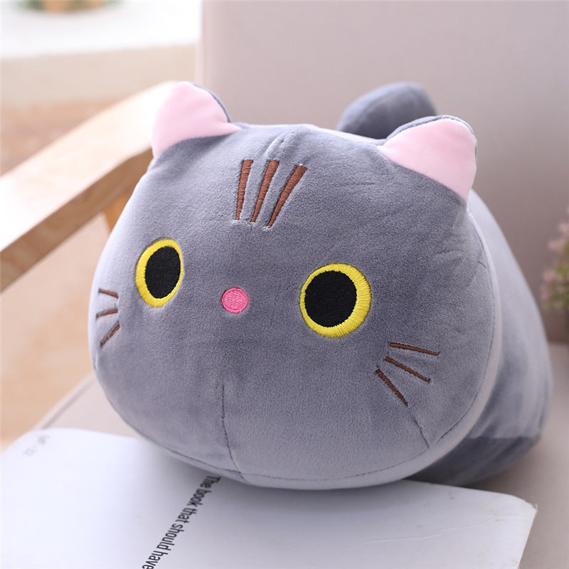 Large Size Cartoon Cat Plush Toys Stuffed Cloth Doll Long Animal Pillow Cushion