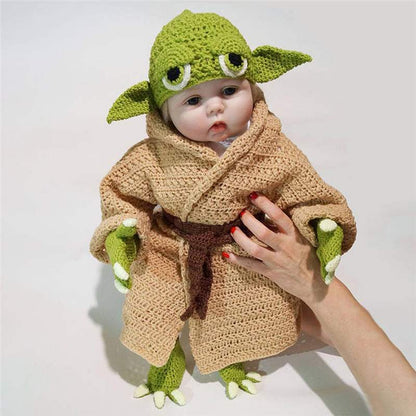 Newborn Infant Baby Photography Prop Crochet Knit Costume Set