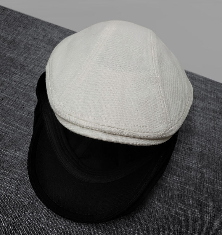 Thin, Comfortable, Pure Cotton Japanese Retro Berets - Retro Literary and Artistic Caps for Men and Women