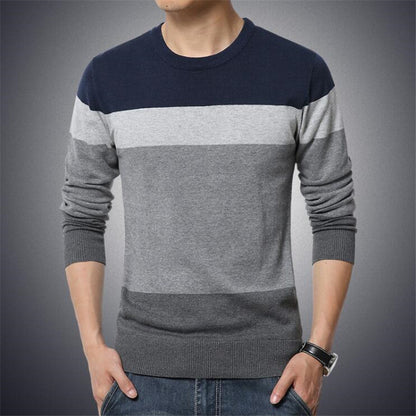 Stay Cozy in Style: Winter Men's Round Neck Thicken Sweater