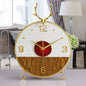 Contemporary Agate Mute Clock Minimalist Desktop Decor for the Living Room