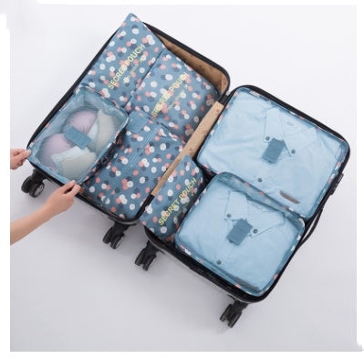 Durable Waterproof Nylon Packing Cube Travel Organizer Bag