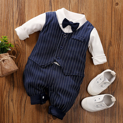 Baby Jumpsuit: Stylish Spring and Autumn Collection for Gentleman Babies