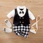 Baby Jumpsuit: Stylish Spring and Autumn Collection for Gentleman Babies