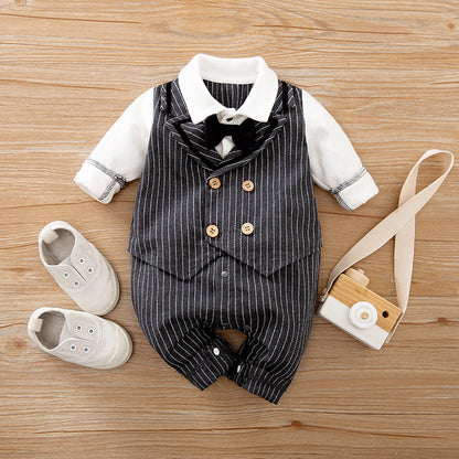 Baby Jumpsuit: Stylish Spring and Autumn Collection for Gentleman Babies