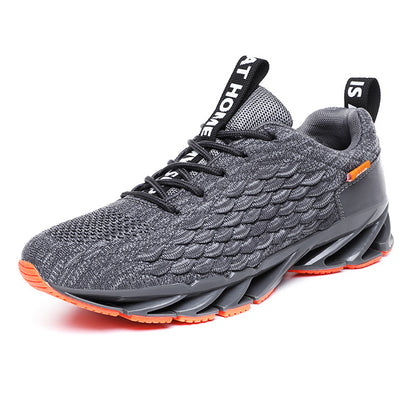 Dragon scale running shoes woven breathable