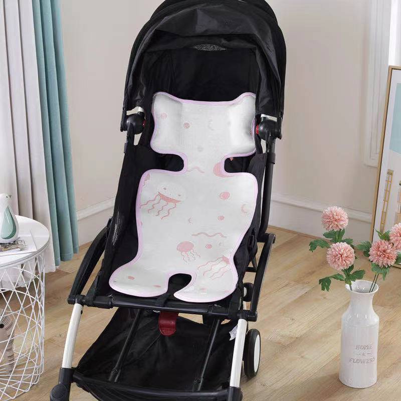 Summer Stroller Cooling Pad: 3D Air Mesh Breathable Mat for Baby Car Seats