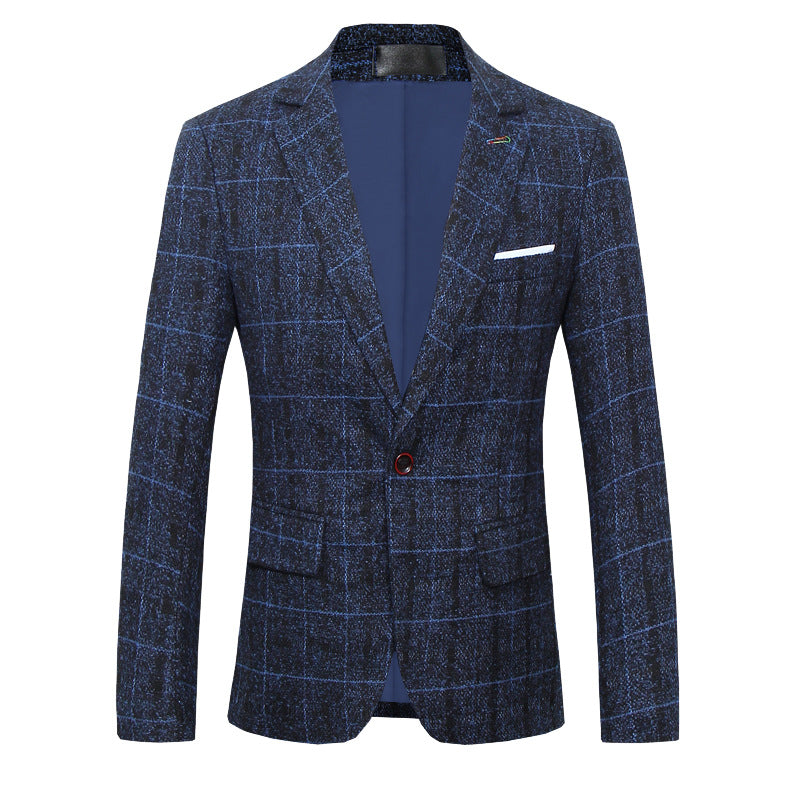 Men's Slim-Fit Plaid Suits: Stylish Wardrobe Essentials