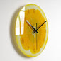 Elegant Glass Wall Clock: Luxury Timepiece for the Living Room