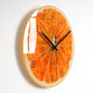 Elegant Glass Wall Clock: Luxury Timepiece for the Living Room