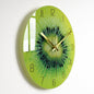 Elegant Glass Wall Clock: Luxury Timepiece for the Living Room