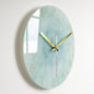 Elegant Glass Wall Clock: Luxury Timepiece for the Living Room