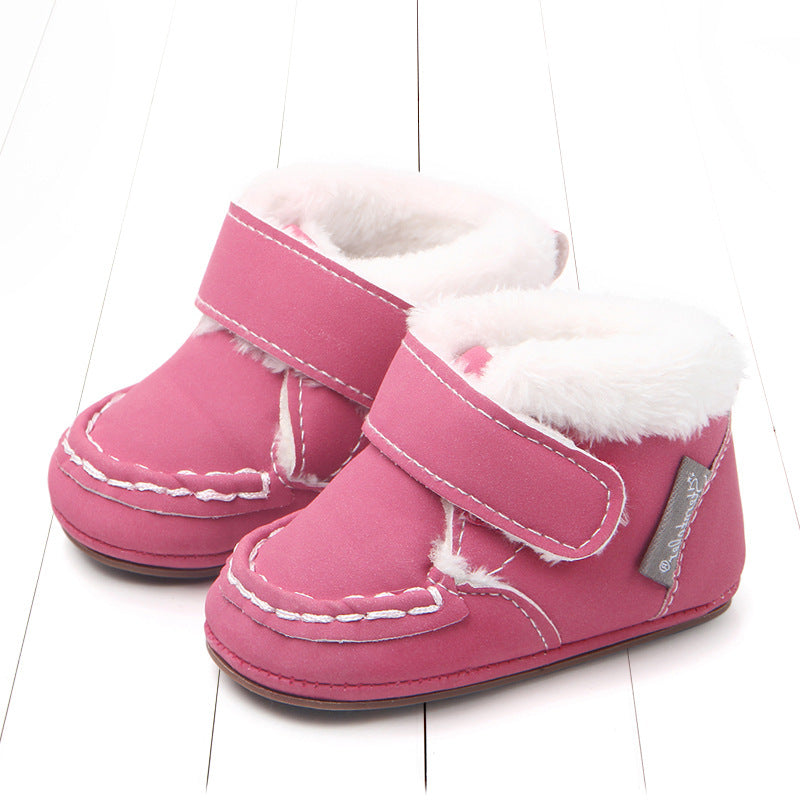 Cozy Cotton Baby Toddler Shoes - Warmth and Safety in Style