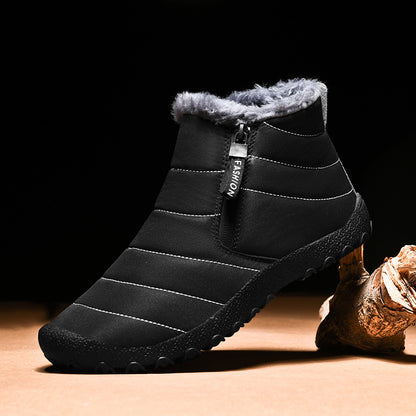 Men's Shoes Fleece-lined Thickened Non-slip Northeast Snow Boots