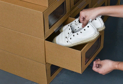 Transparent Drawer Shoe Box Set