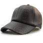 Stay Stylishly Warm with Self-Adjusting Men's Leather Hats