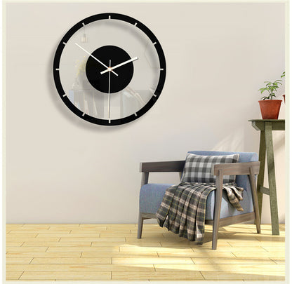 Minimalist Round Acrylic Wall Clock for Nordic Designer Art