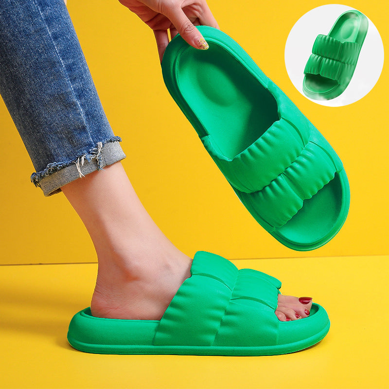 Women Home Shoes Bathroom Slippers Soft Sole Slides Summer Beach Shoes