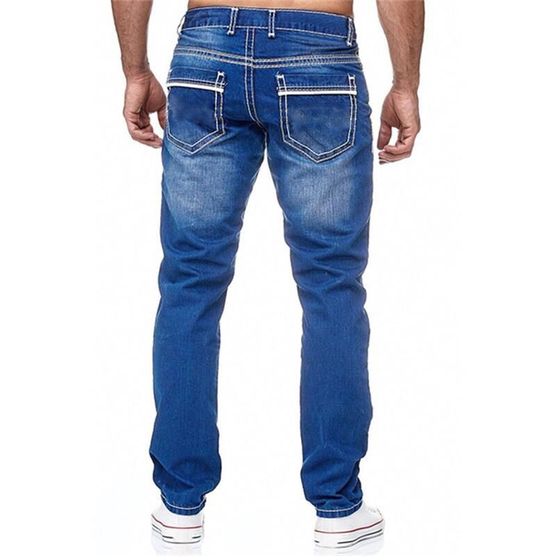 Versatile Men's Jeans: Straight Pants for Business Casual and Daily Streetwear