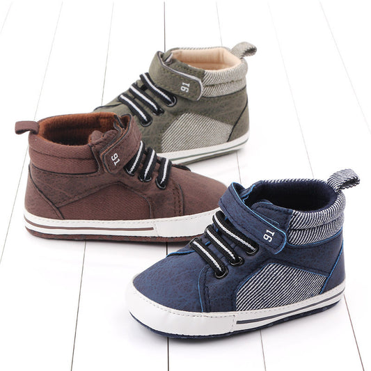 Comfortable Cotton Baby Toddler Shoes - Ideal for Little Boys