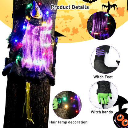 Halloween Decoration Climbing Trees Witch Party Hangings Arrangement Props