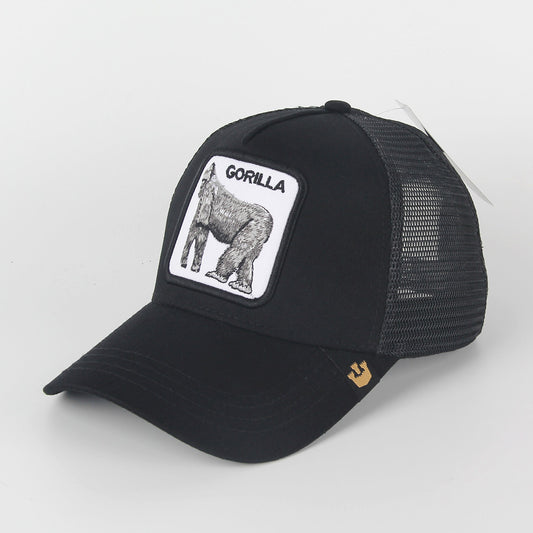 Wild Urban Charm: Cotton Gorilla Baseball Cap