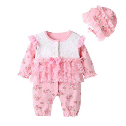 Baby Girl Onesies with Removable Cap: Comfort and Style