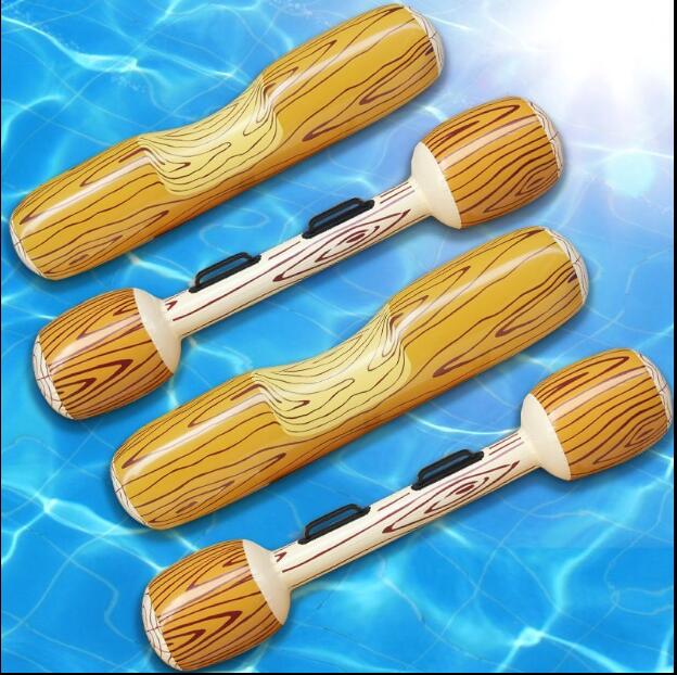 Summer Outdoor Beach Pool Inflatable Swimming Rings Women men Double Beat Swim Log Stick Set Ring Pool Water Sports