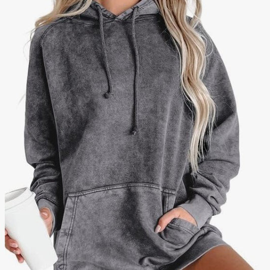 Plus Size Top Women's Hooded Sweater