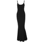 Spaghetti Strap Long Dress Women Sexy Slim Skinny Body con Party Club  Dresses