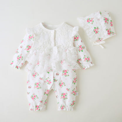 Baby Girl Onesies with Removable Cap: Comfort and Style