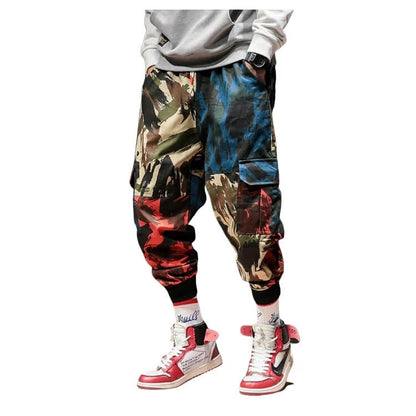 Camouflage overalls casual pants