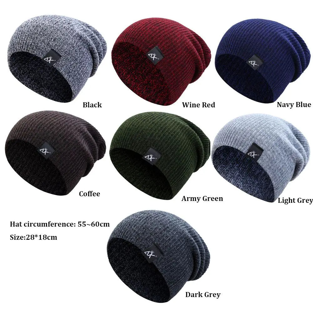 Stay Warm and Stylish with Our Unisex Knitted Beanie Hat for Winter Outdoor Activities