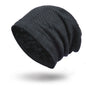 Men's New Winter Simple Wool Pullover Hat