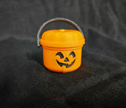 Mini Halloween Nostalgic Bucket Candy Box Trick Or Treat Basket